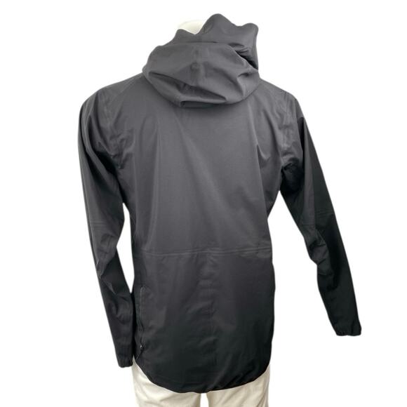 Patagonia Men's Black Full Zip Long Sleeve Hooded Hoodie Windbreaker Jacket Sz M - Picture 3 of 5